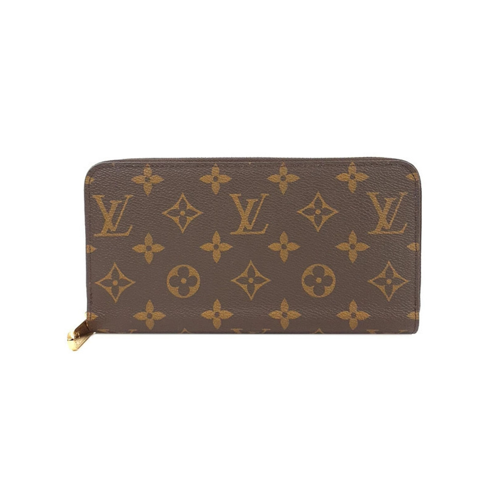 Louis Vuitton Monogram Zippy Wallet Round Zipper Long